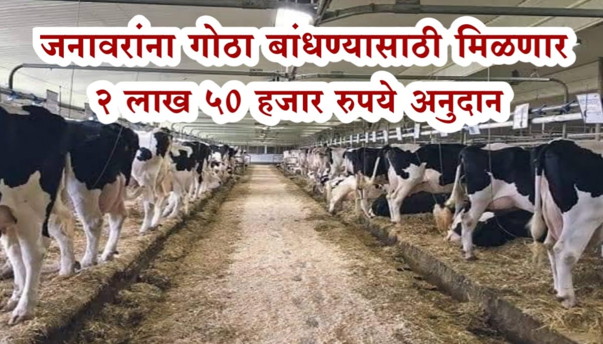 Subsidy for Cowshed